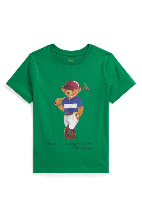 Kids' Polo Bear Cotton Graphic T-Shirt (Toddler & Little Kid)