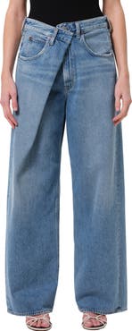 ボトムスその他 AGOLDE Wide blue Vana Fold jeans with washed effect AGOLDE Wide blue Vana Fold jeans with washed effect | TheDoubleF