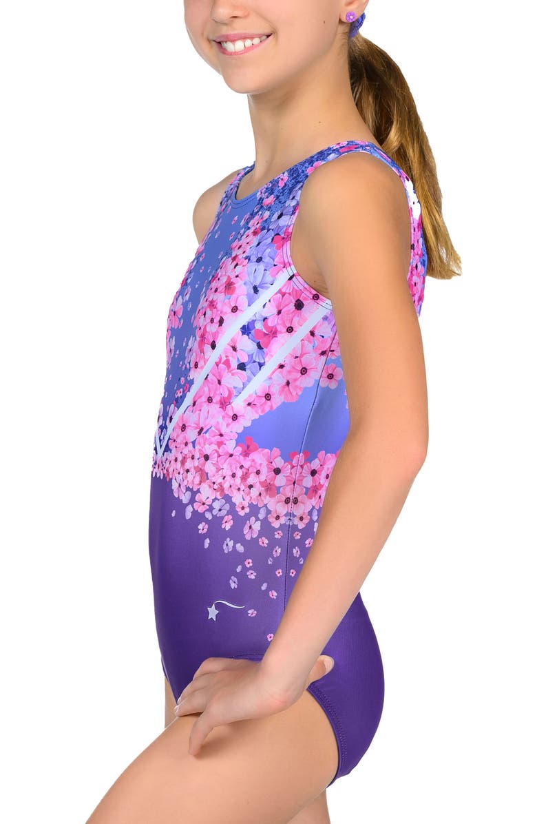 Destira Enchanted Garden Leotard, Alternate, color, Enchanted Garden