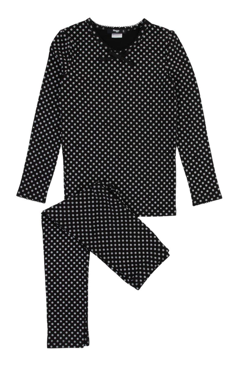 NoggiWear Geometric Pattern Loungewear Set, Main, color,