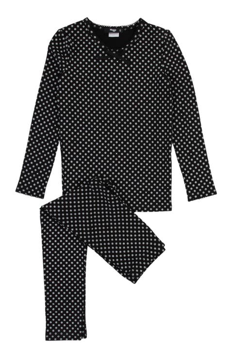 Geometric Pattern Loungewear Set