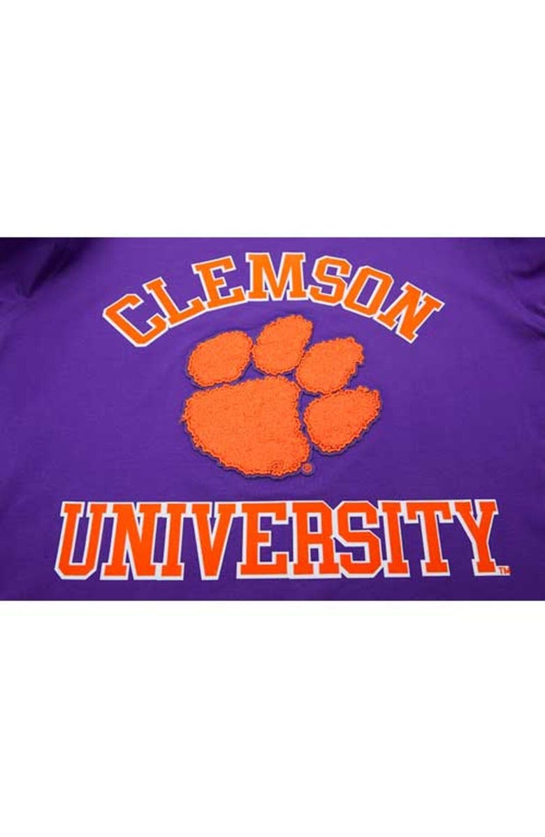 PRO STANDARD Men's Pro Standard Purple Clemson Tigers Classic Stacked Logo T-Shirt, Alternate, color, Purple