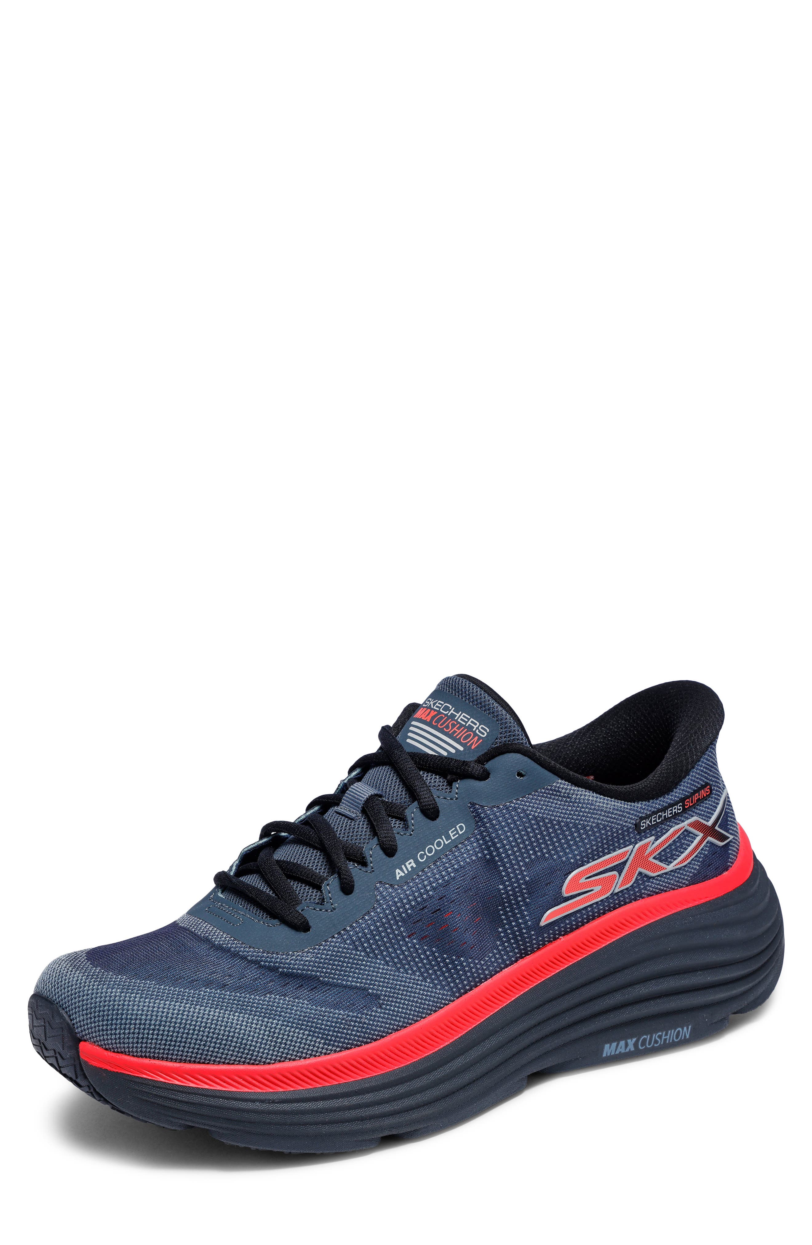 Slip-Ins Max Cushioning Running Shoe, Alternate, color, SLATE