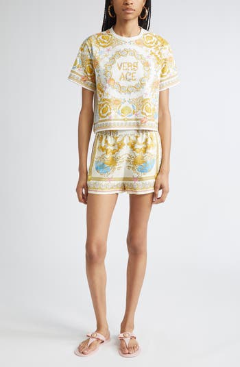 その他 Underwater T Shirt - Versace - Cotton - Neutral Versace Barocco Underwater Cotton T-Shirt | Nordstrom