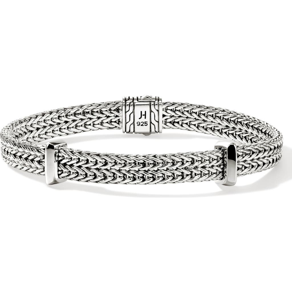 John Hardy Sterling Silver Diamond Icon Link Bracelet In Metallic