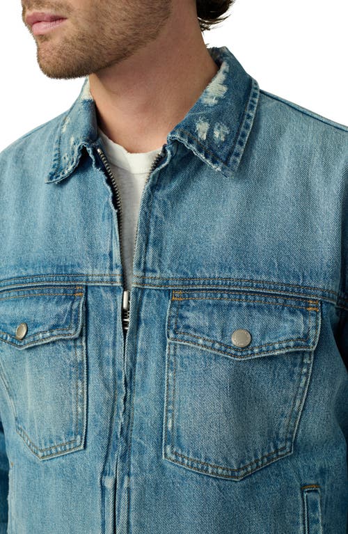 Joe's Alan Zip Denim Jacket In Tujunga