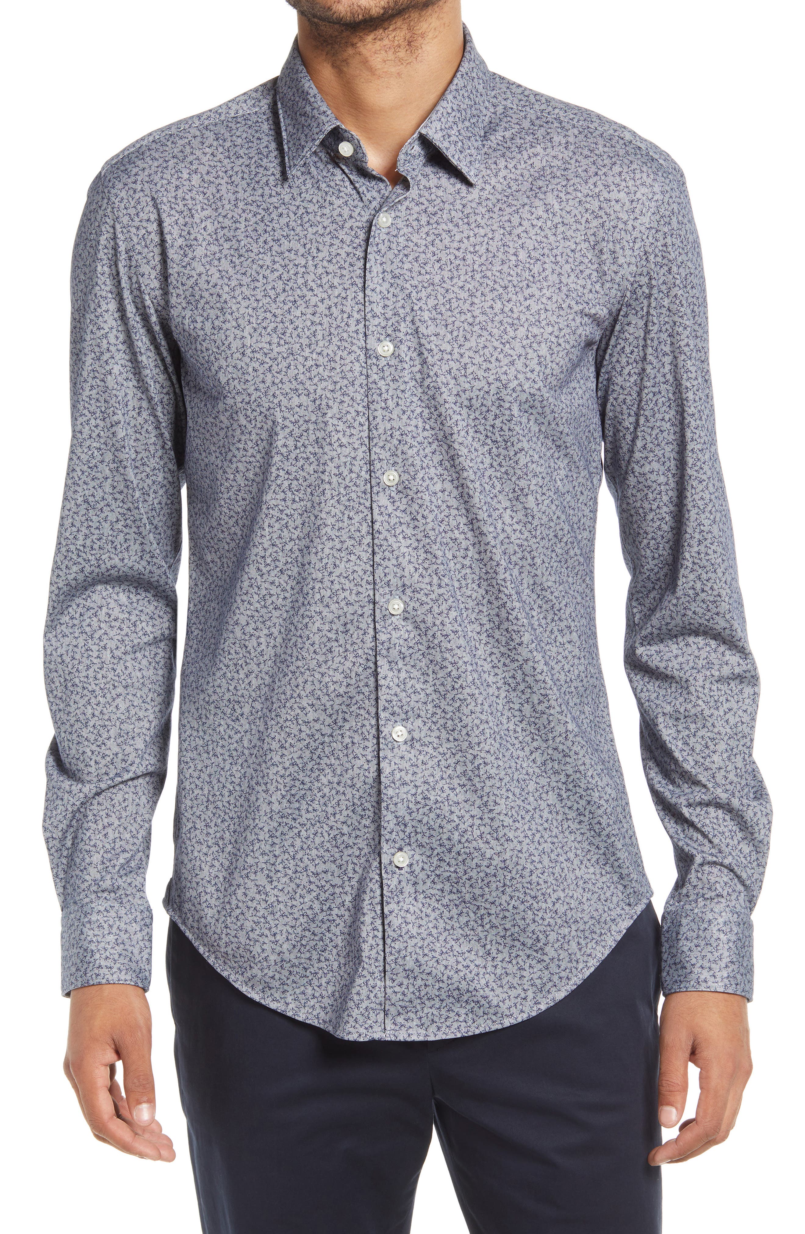 BOSS Ronni Slim Fit Button-Up Shirt (Men) | Nordstrom