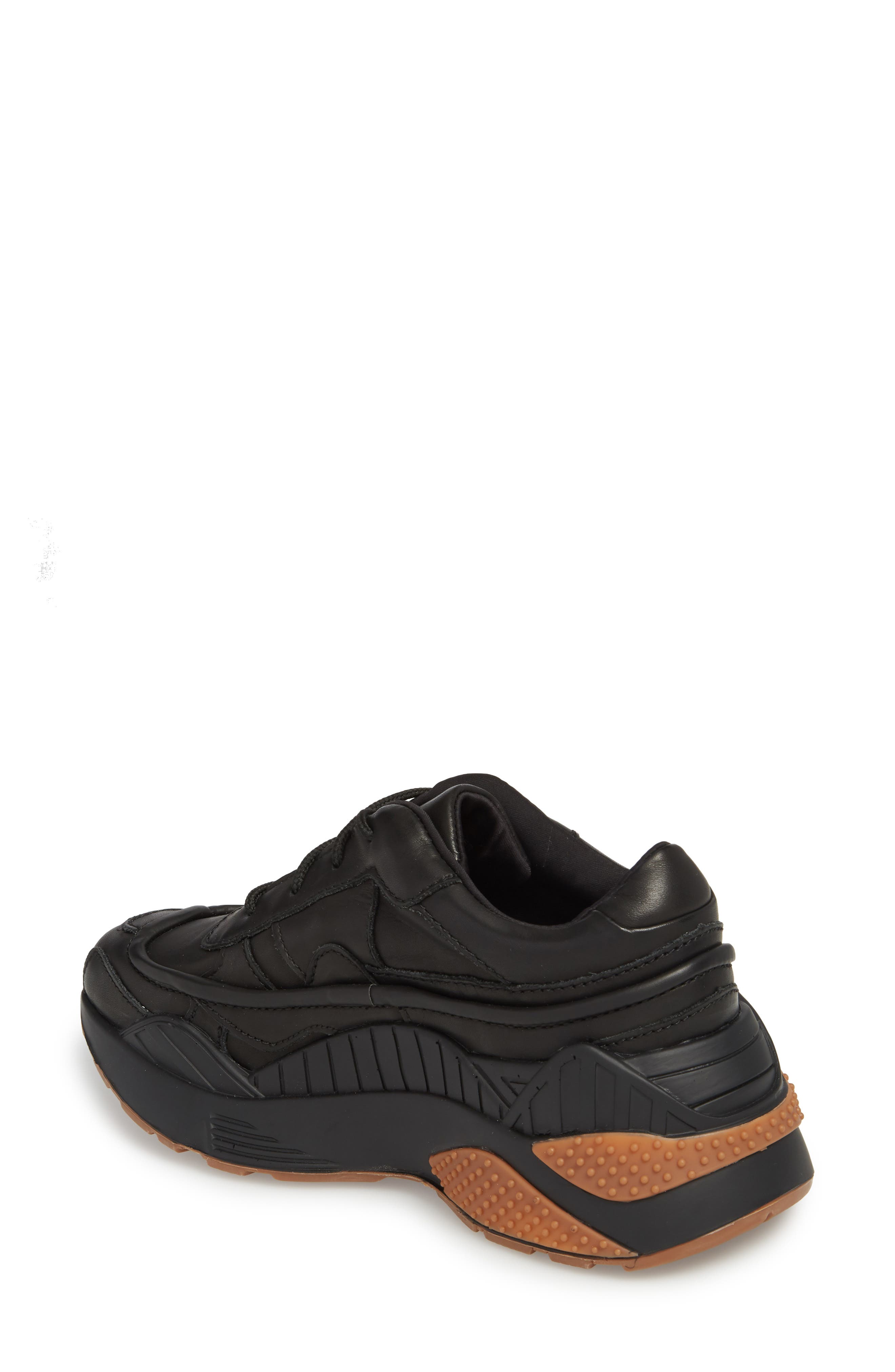 HMDI Platform Sneaker, Alternate, color, BLACK/ BLACK HONEY