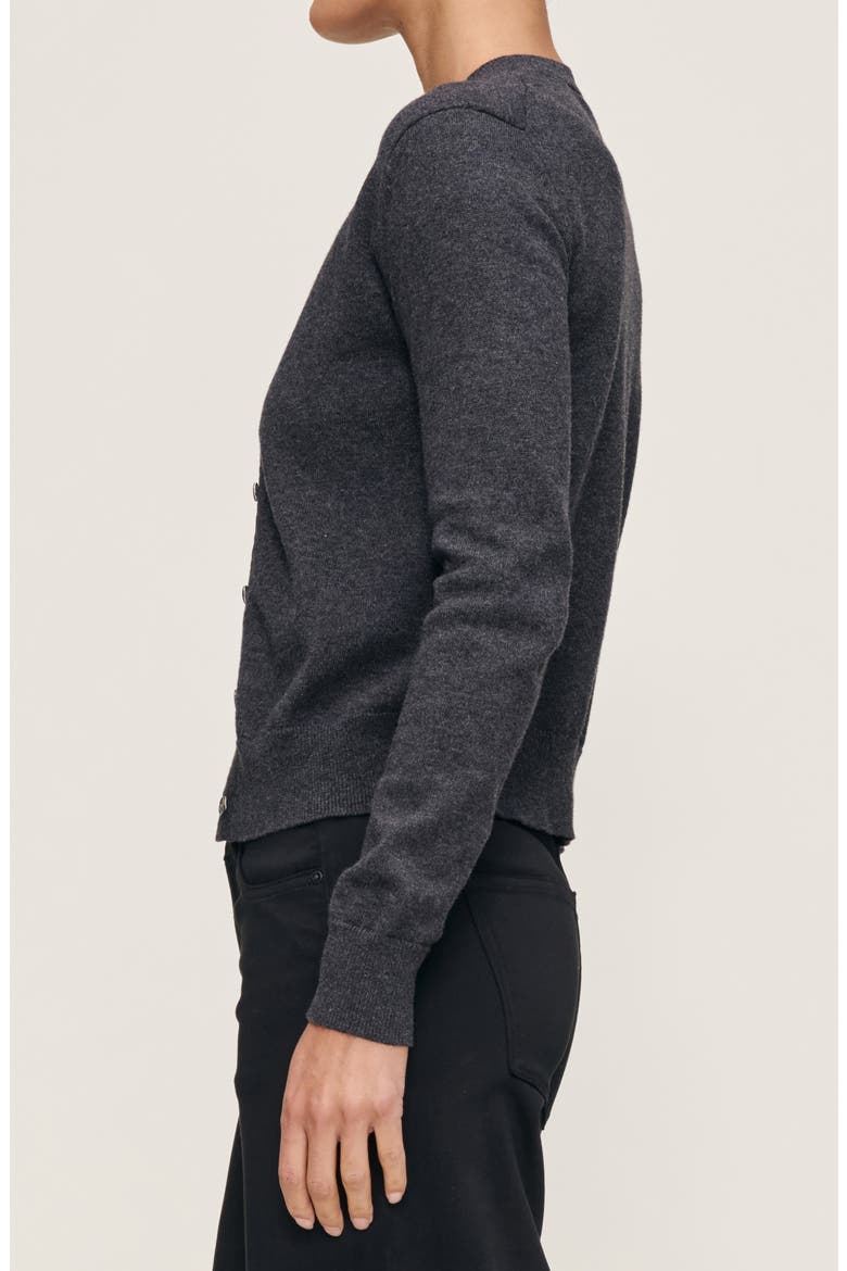 Brinn Cotton & Cashmere Cardigan, Alternate, color, CHARCOAL GREY