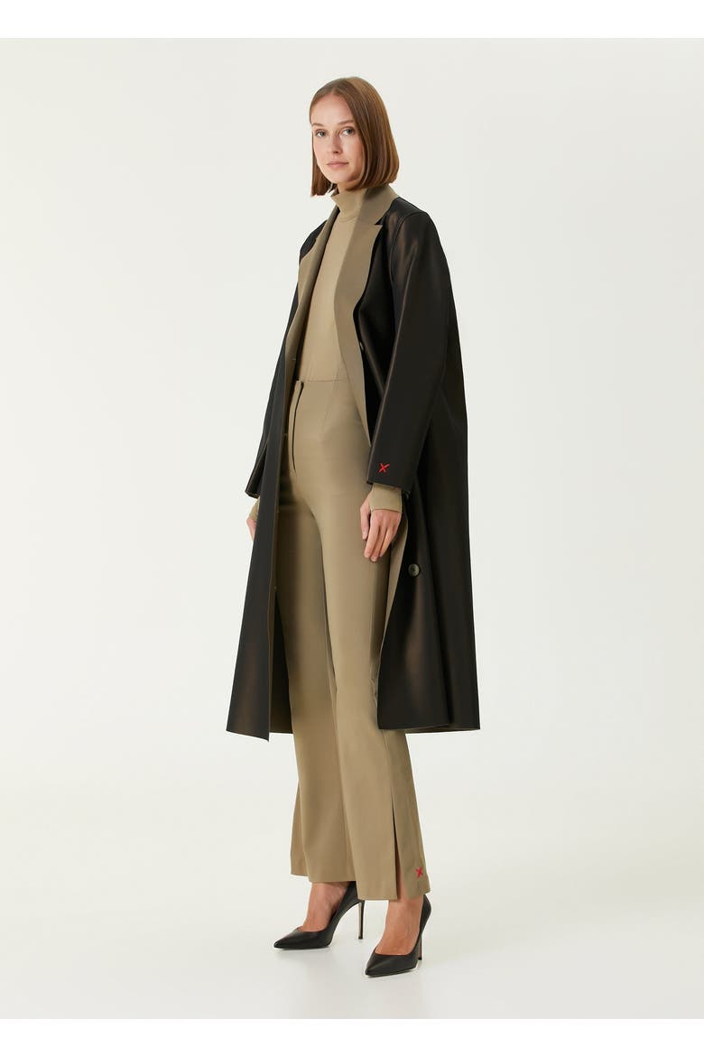 Wool Blend Paper Coat, Alternate, color, Brown