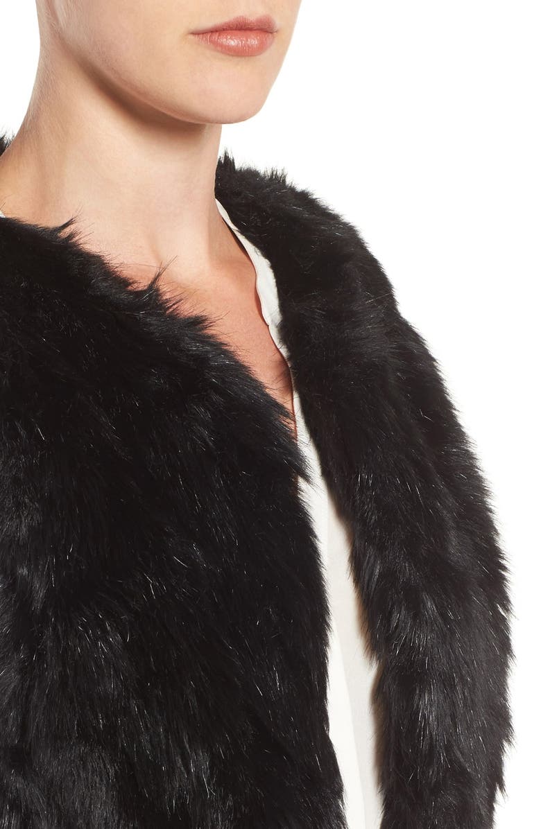 Hinge Faux Fur Vest, Alternate, color,
