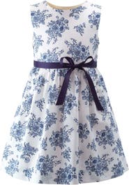 Rachel Riley Floral Toile Dress