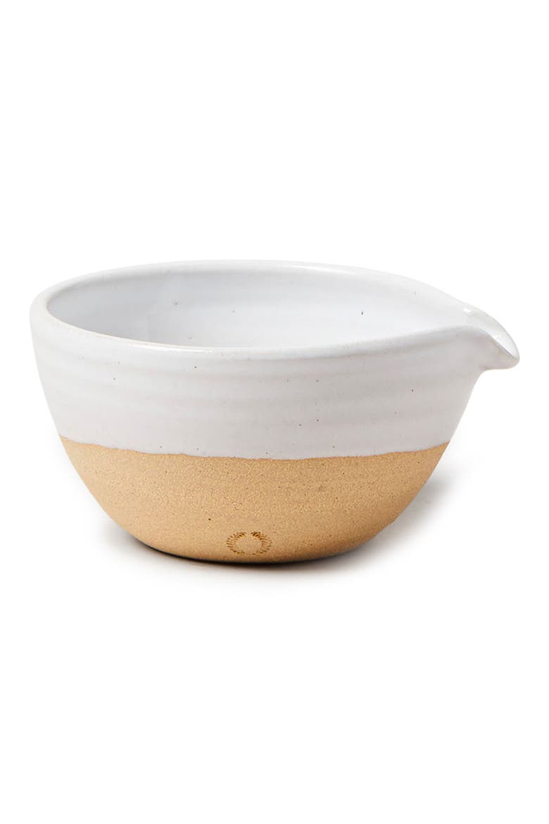 Small Stoneware Pantry Bowl, Main, color, BROWN