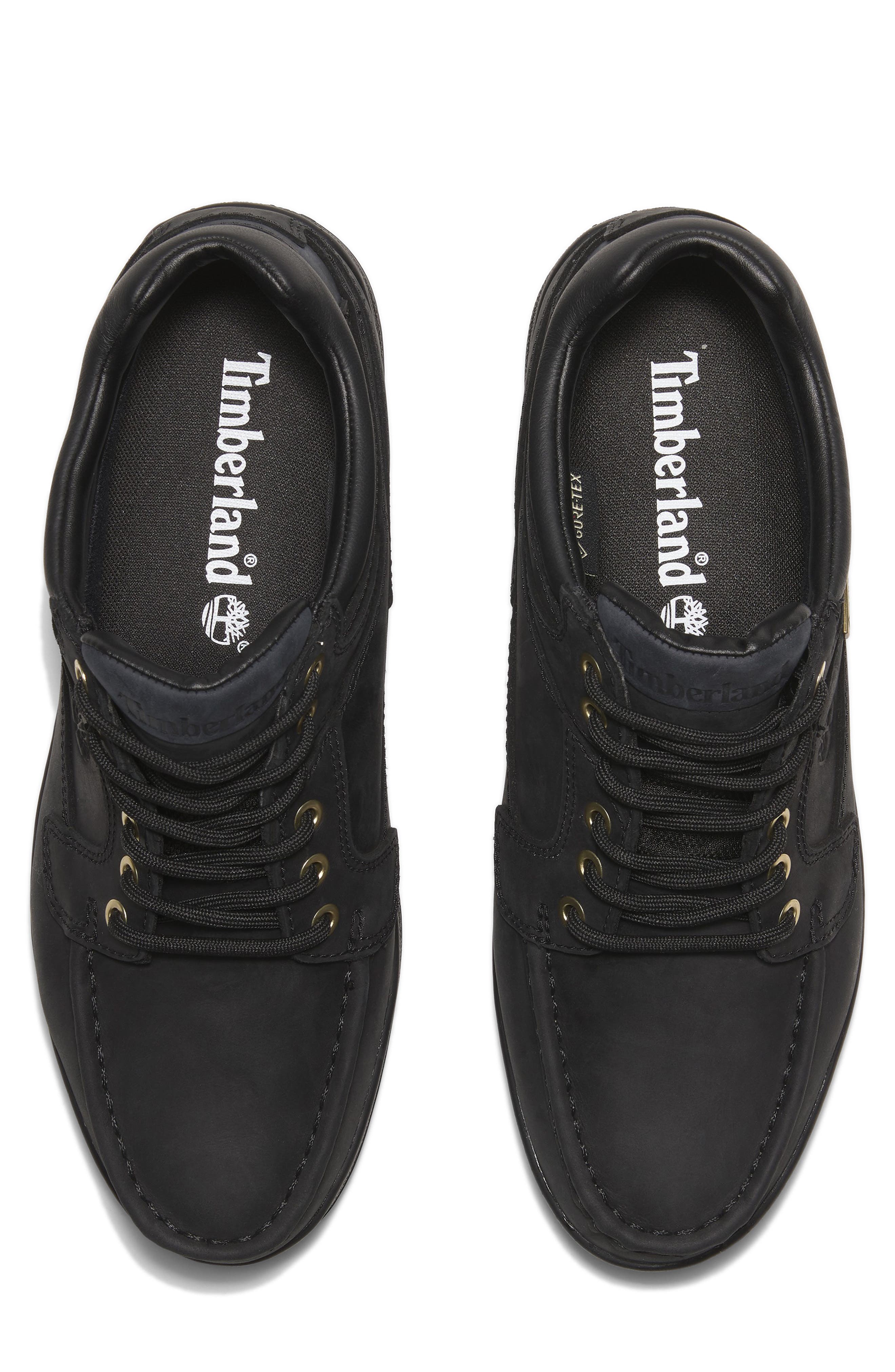 Timberland Mid Lace-Up Moc Toe GORE-TEX<sup
®</sup
 Shoe, Alternate, color, Black Full Grain