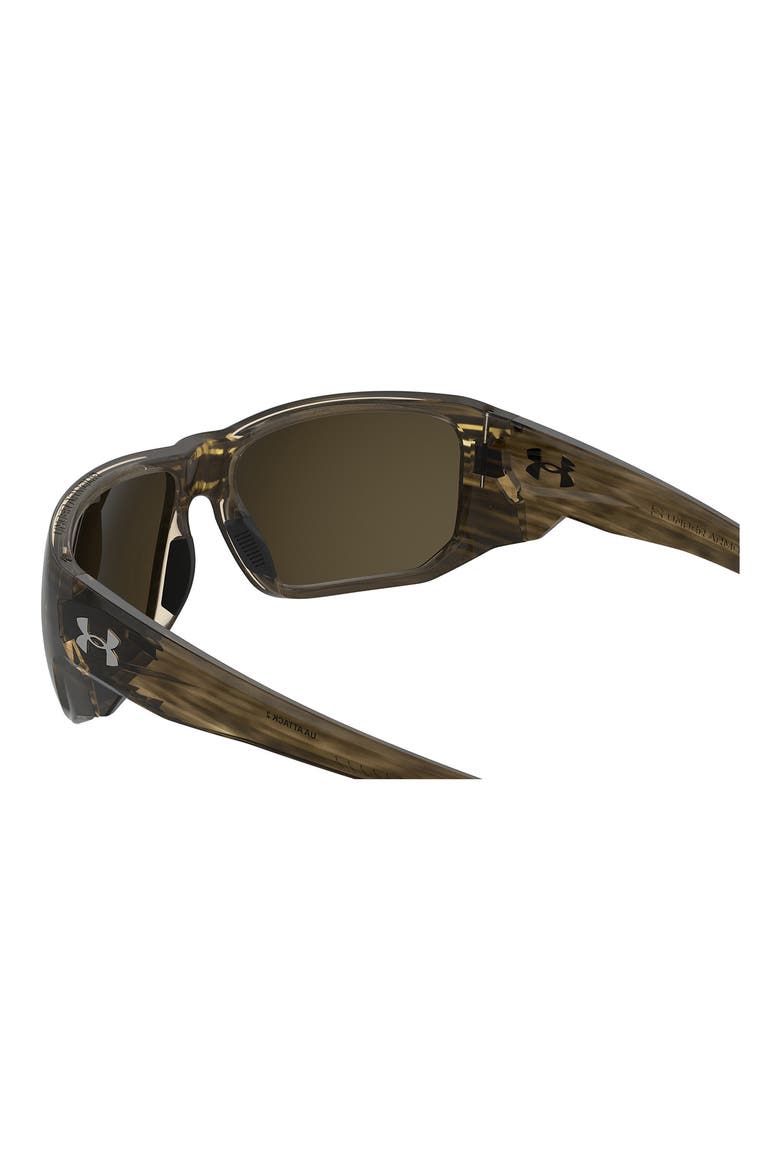 Attack 2 63mm Wrap Sunglasses, Alternate, color, WOOD BROWN/ BROWN OLEOPHOBIC