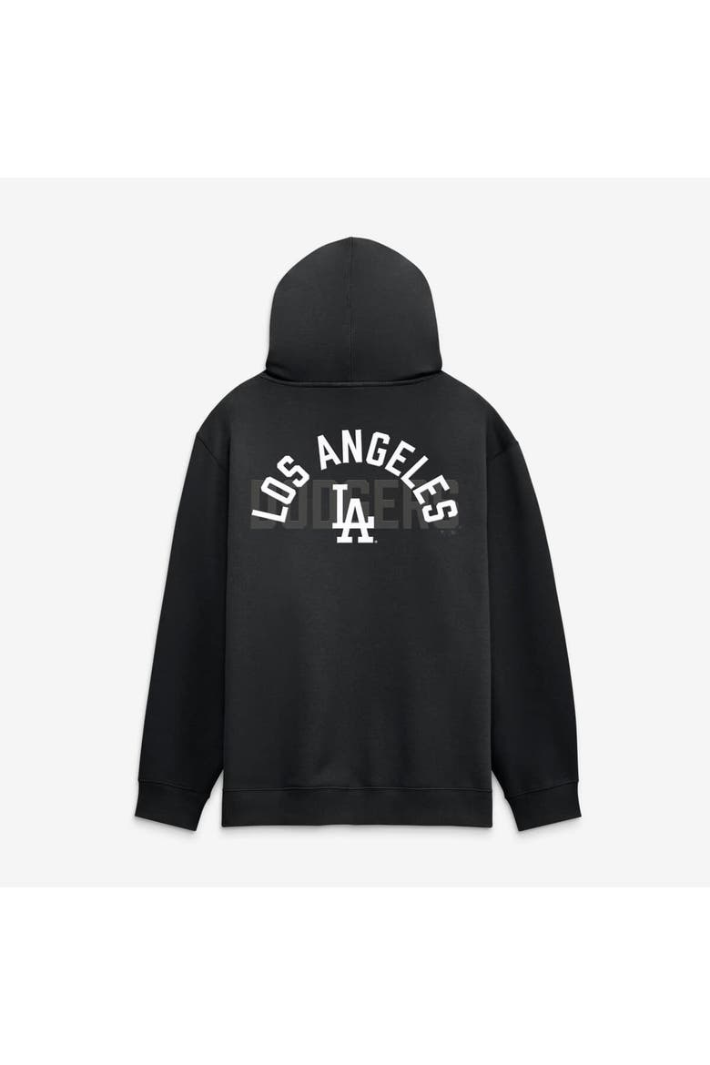 Men's Fanatics  Los Angeles Dodgers Black Out Fleece Hoodie, Alternate, color, Black