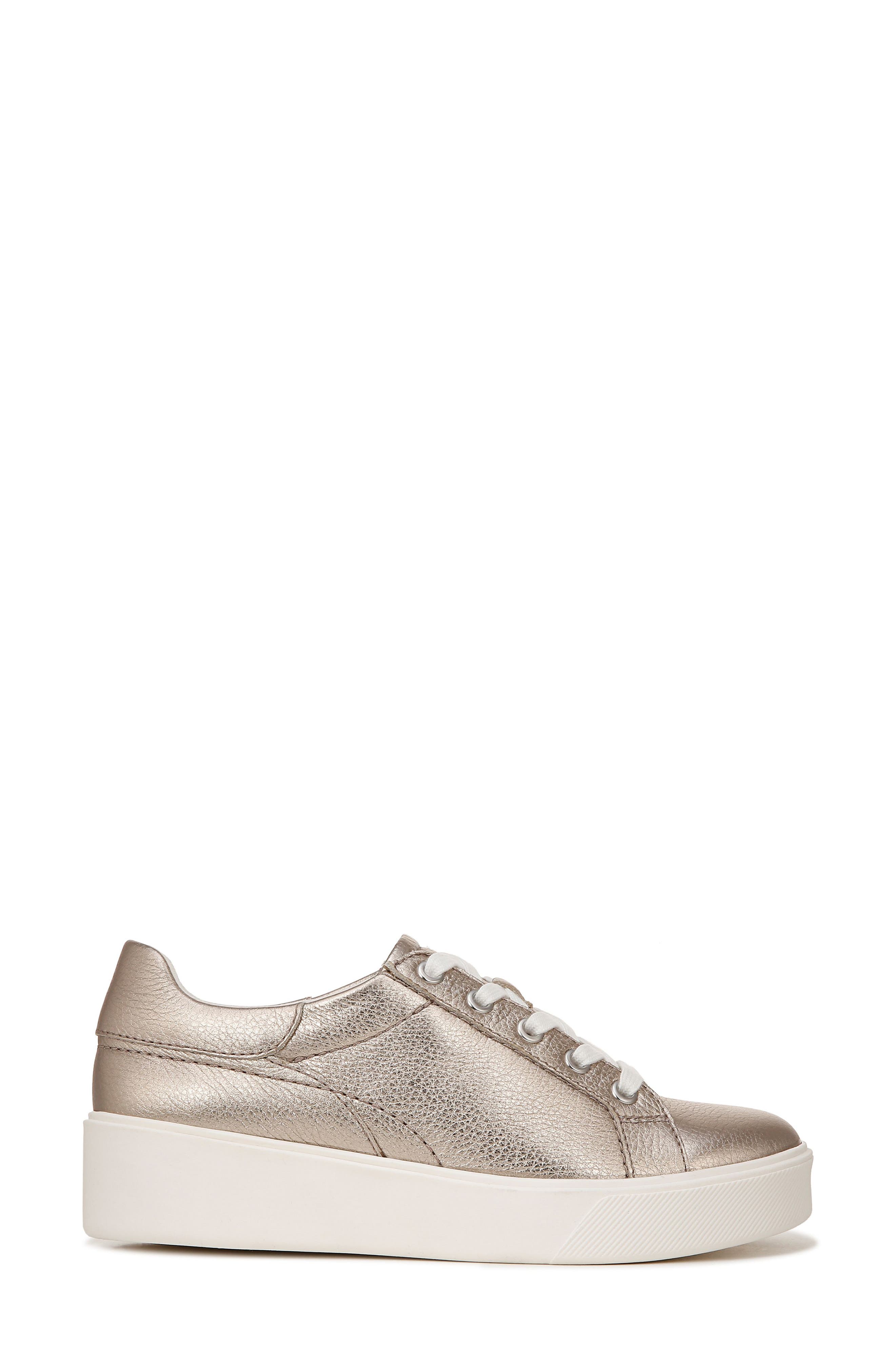 Marisol Platform Sneaker, Alternate, color, CHAMPAGNE LEATHER