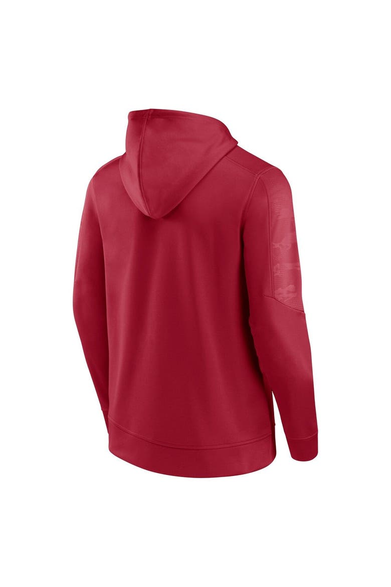 Men's Fanatics Branded Red Tampa Bay Buccaneers On The Ball Pullover Hoodie, Alternate, color, Red