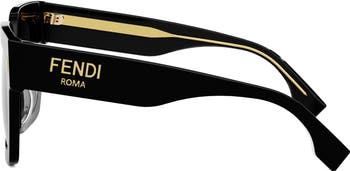 Roma 50mm Square Sunglasses