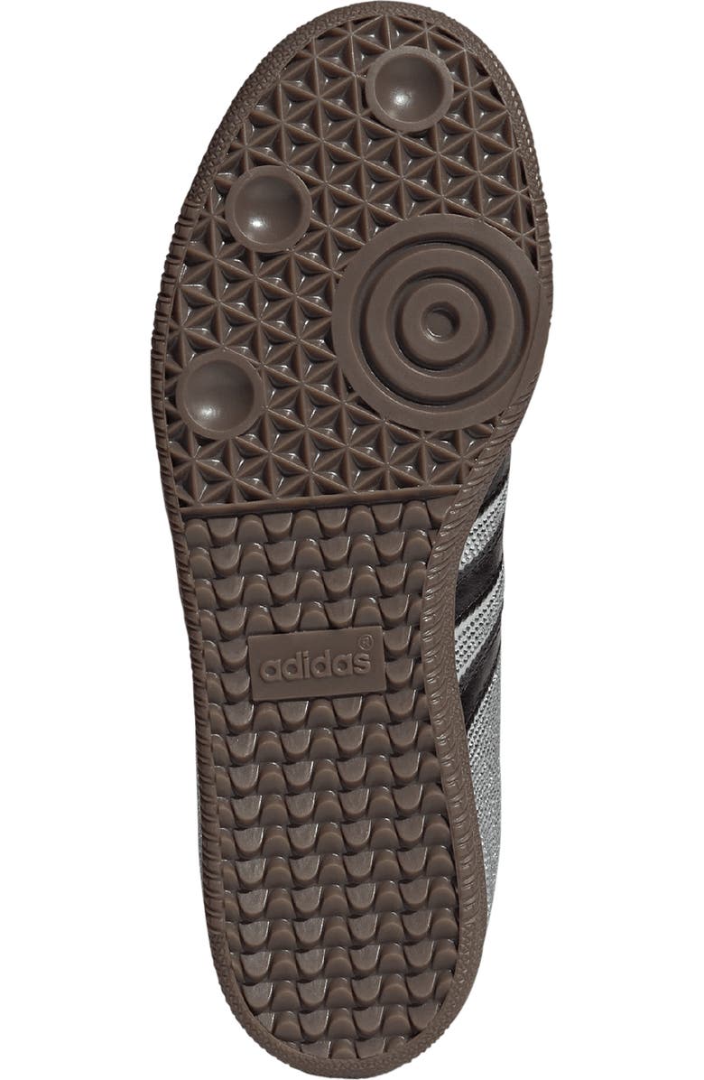 adidas Samba OG Crystal Embellished Sneaker, Alternate, color, Crystal White/ White/ Silver