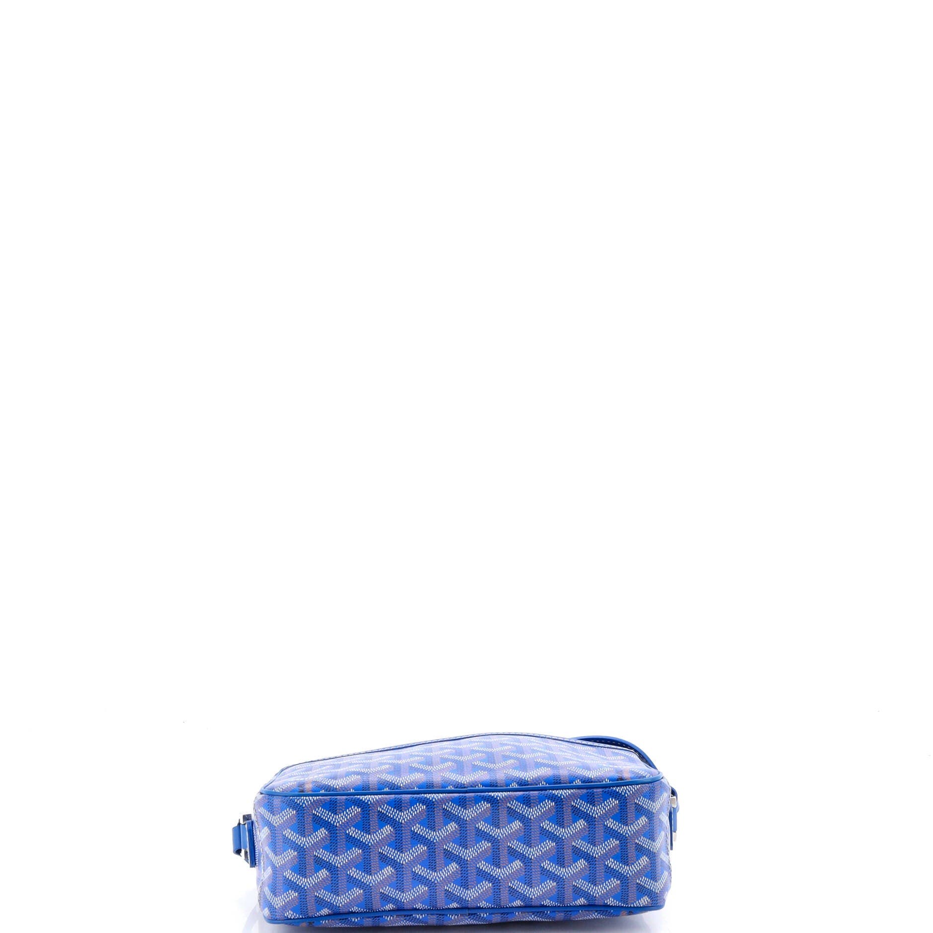 Pre-Owned Goyard Cap Vert Bag Coated Canvas, Alternate, color, Blue