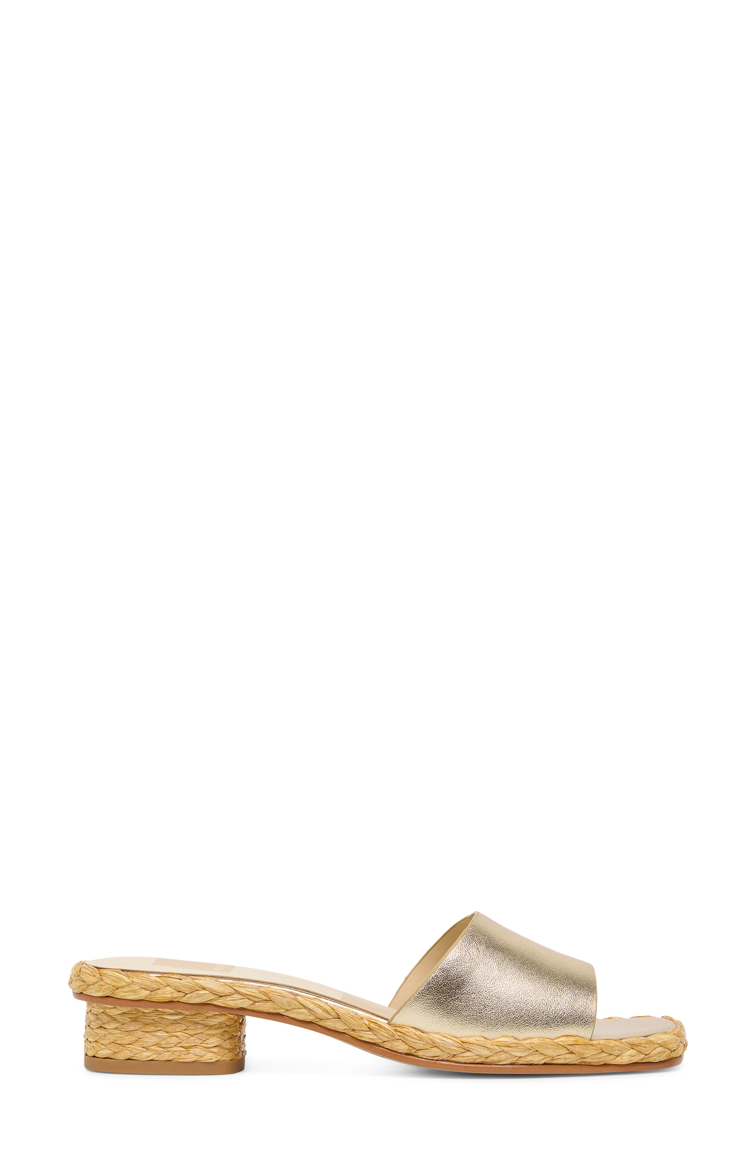 Dixi Slide Sandal, Alternate, color, PLATINUM LEATHER