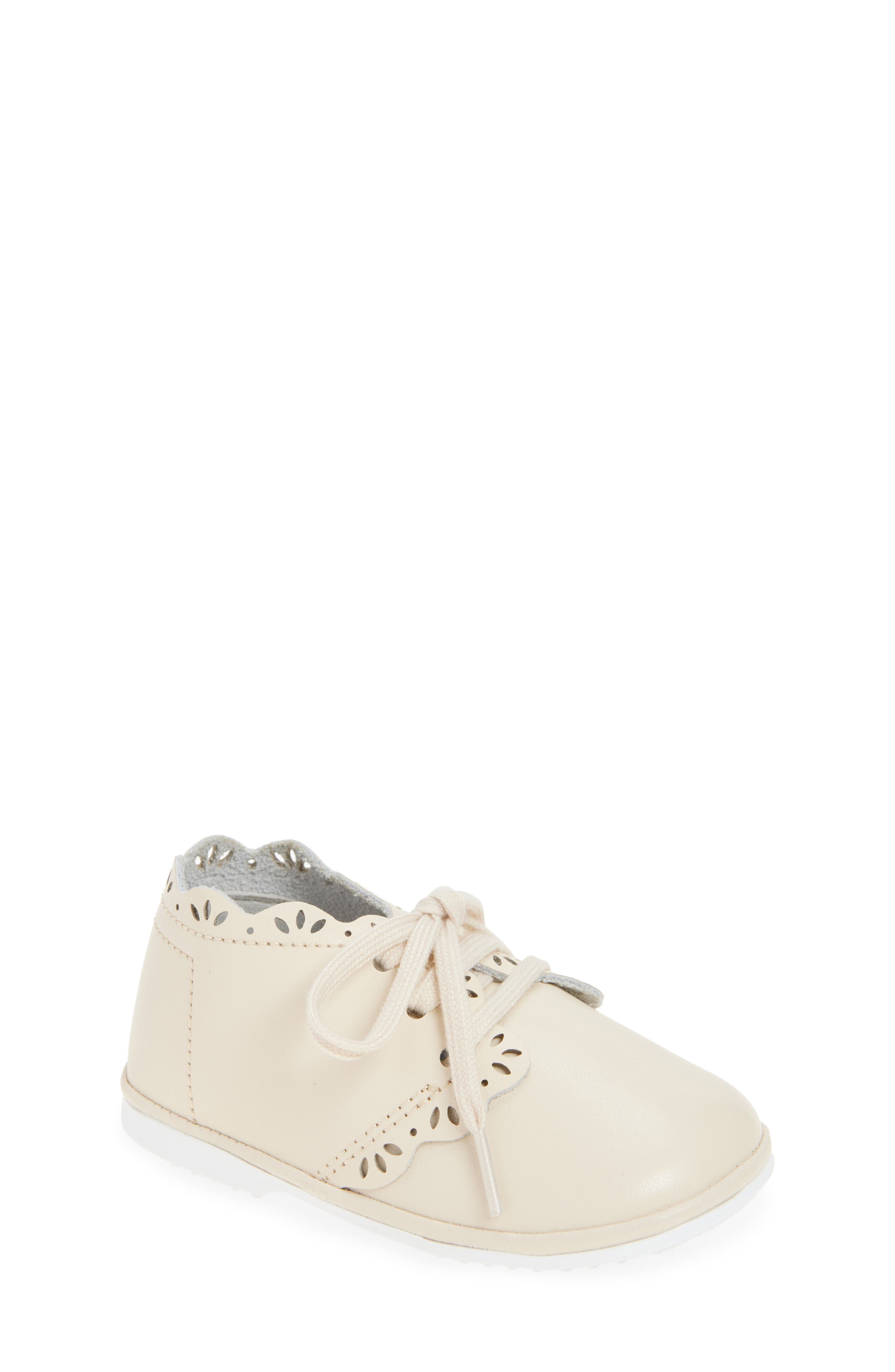 L
AMOUR Kids
 Bella Scallop Bootie, Main, color, Oatmeal