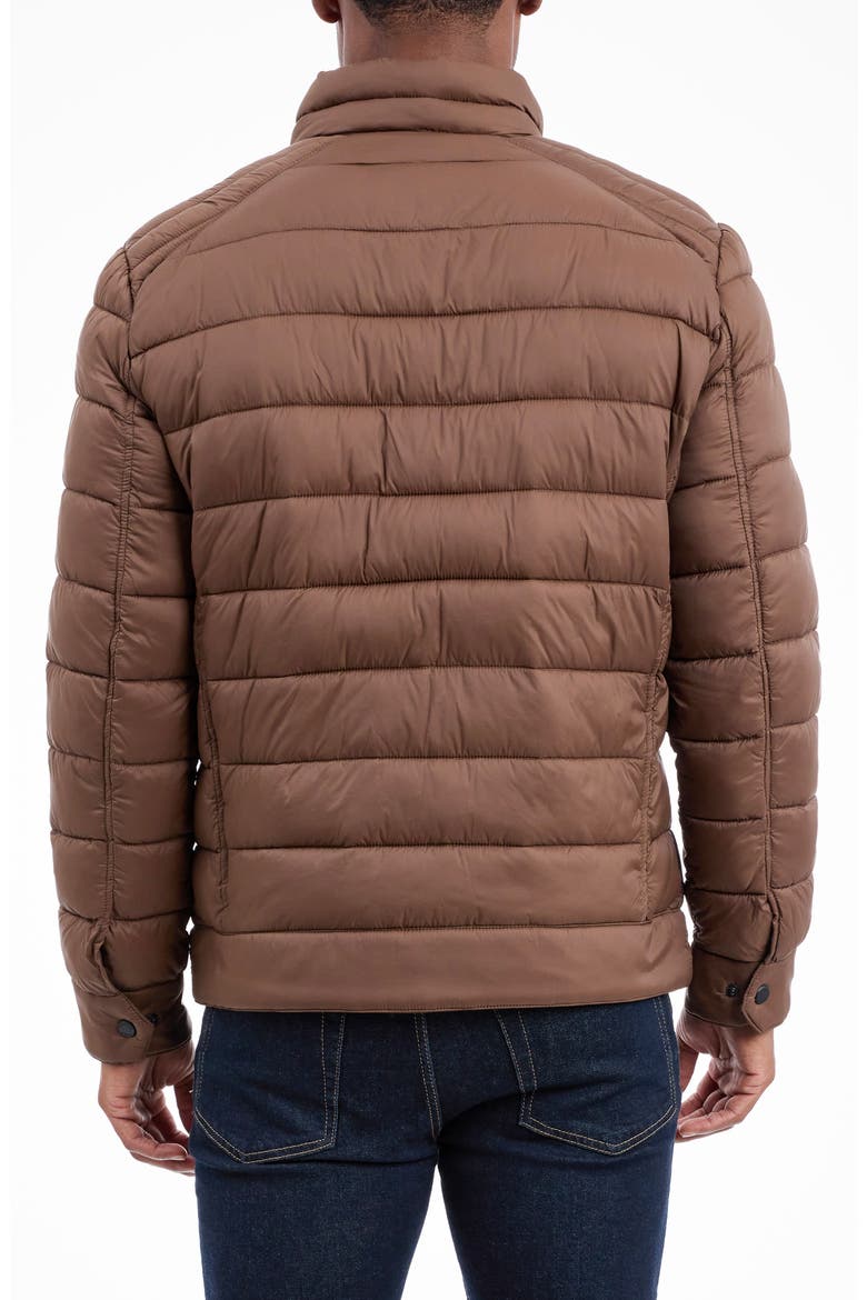 Packable Water Resistant Puffer Jacket, Alternate, color, MOCHA