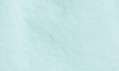Frank & Eileen Stretch Cotton & Linen Walking Shorts In Sea Foam