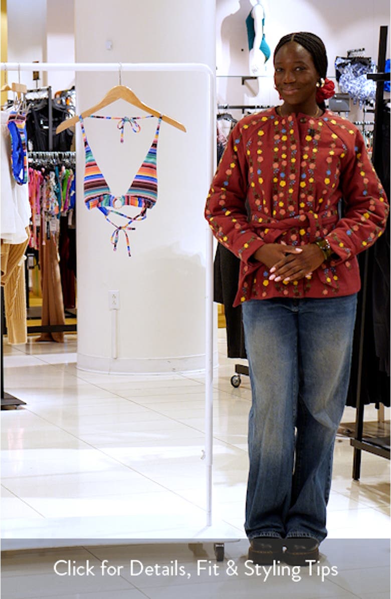 Vallarta Halter Bikini Top, sales video thumbnail