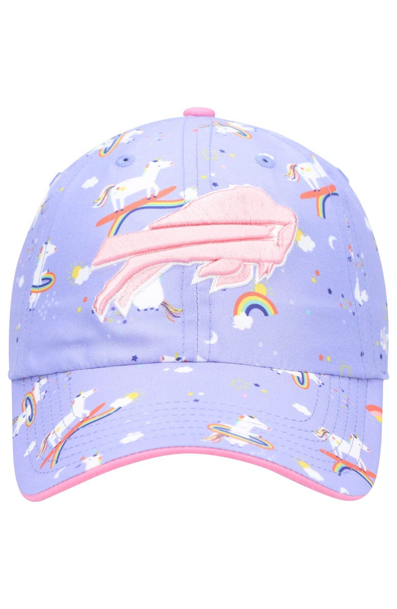 '47 Girls Preschool '47 Purple Buffalo Bills Unicorn Clean Up Adjustable Hat, Alternate, color, Purple
