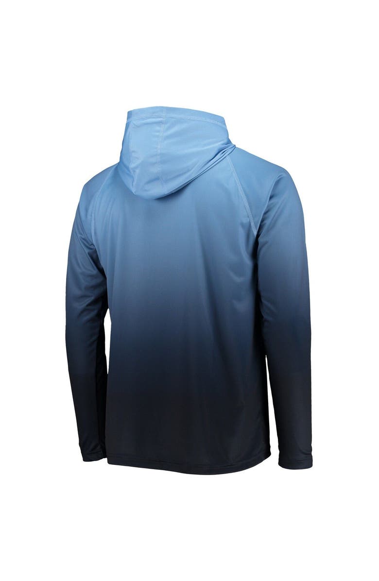 Columbia Men's Columbia PFG Carolina Blue North Carolina Tar Heels Terminal Tackle Omni-Shade UPF 50 Long Sleeve Hooded Top, Alternate, color, 