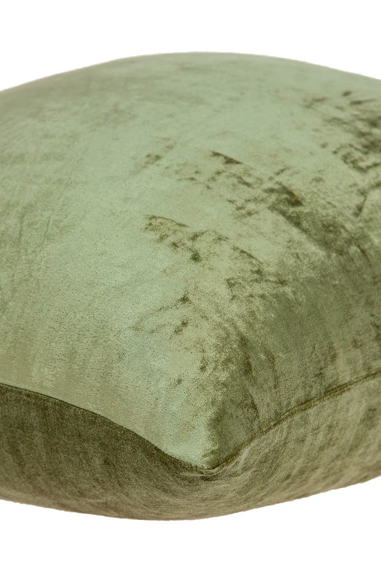 PARKLAND COLLECTION Sphene Transitional Solid Pillow - 18" x 18" - Olive, Alternate, color, Olive