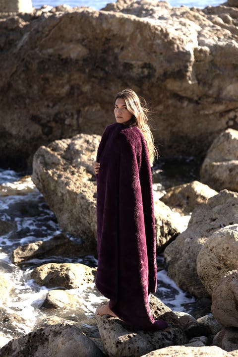 Carmel Faux Fur Throw Blanket