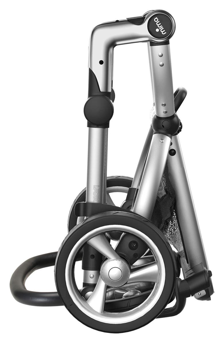 mima Xari 4G Silver Chassis Stroller with Reversible Reclining Seat & Carrycot, Main, color, 