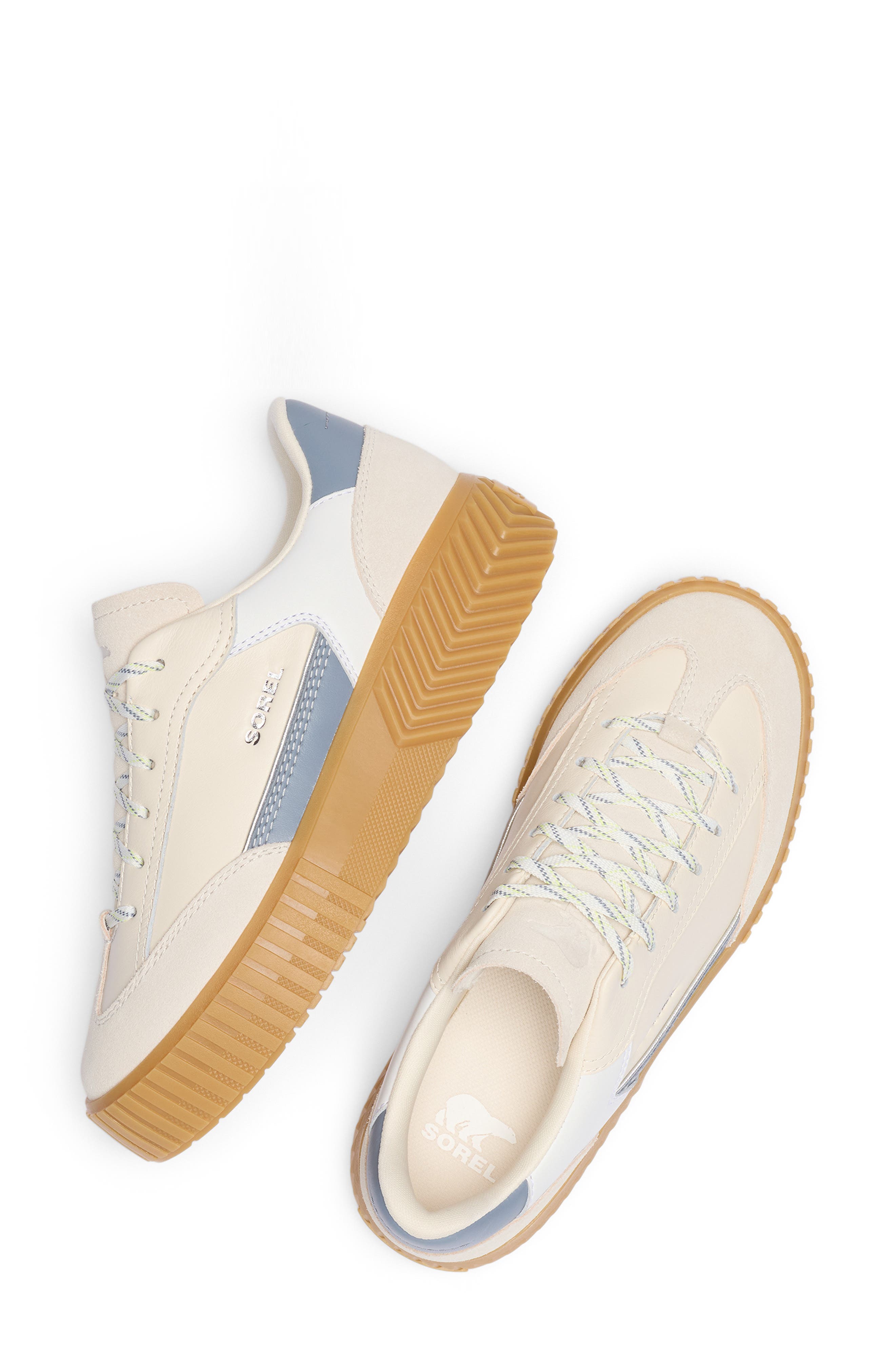 Ona Ave T-Toe Platform Sneaker, Alternate, color, CHALK/ GREY ASH