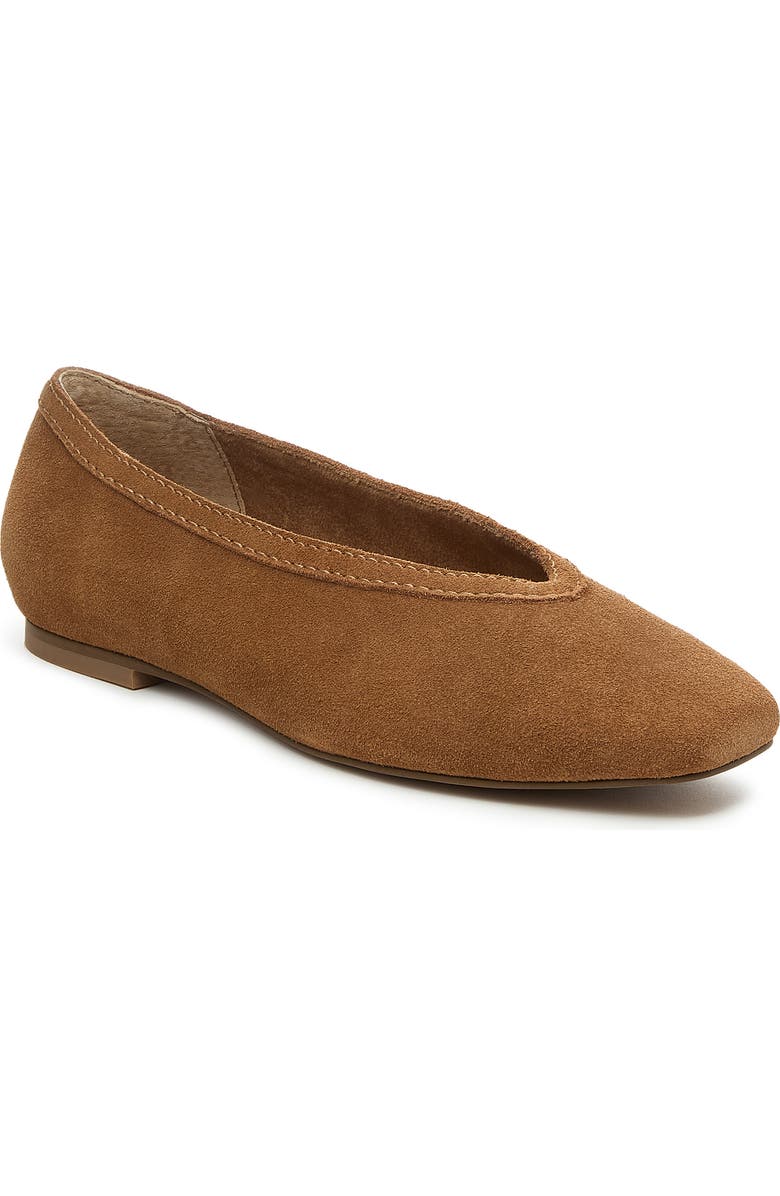 Kelsi Dagger Brooklyn Freya Flat, Main, color, Honey