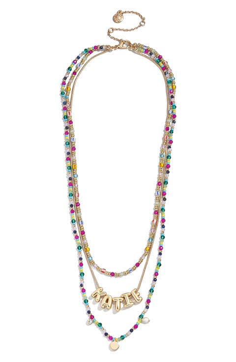 Kai Semiprecious Custom Layered Necklace
