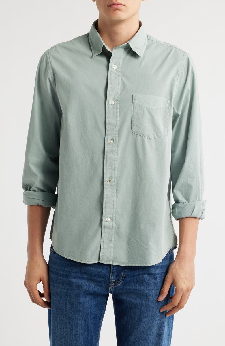 Treasure & Bond Lived In Cotton Button-Up Shirt, Main, color, 