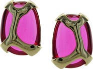 OLIVIA WELLES Geometric Jewel Earrings