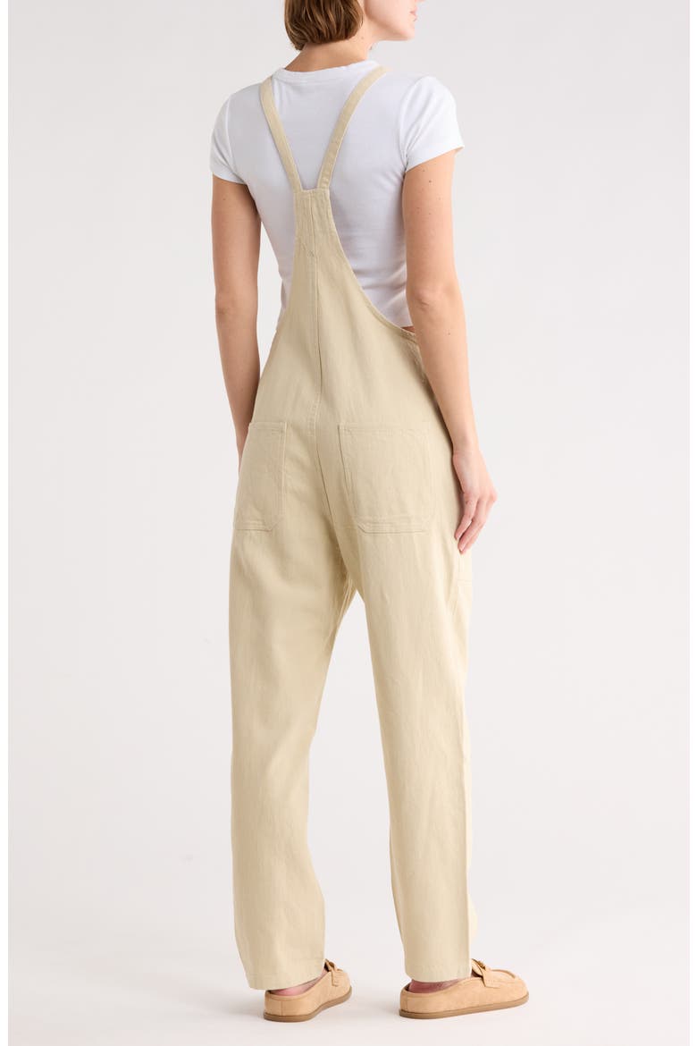Ruby Cotton Overalls, Alternate, color, CREME