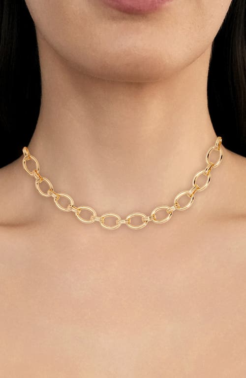 Ettika Linked Up Chain Necklace In Gold
