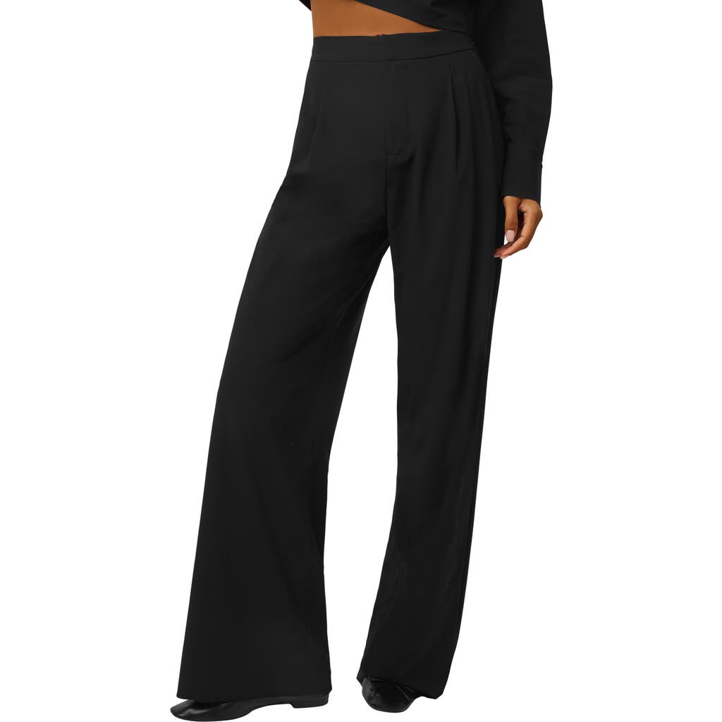 Greyson Phoenix High Waist Wide Leg Pants In Black