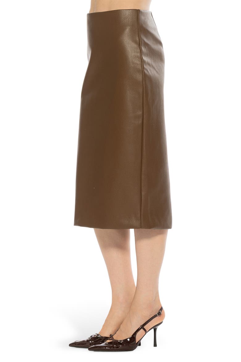 AUREN CLASSIC PENCIL SKIRT, Alternate, color, CAMEL
