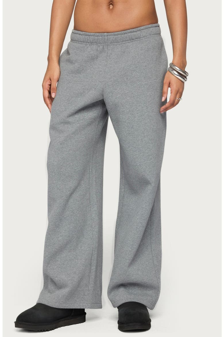 Forever Wide Leg Sweatpants, Main, color, GRAY-MELANGE