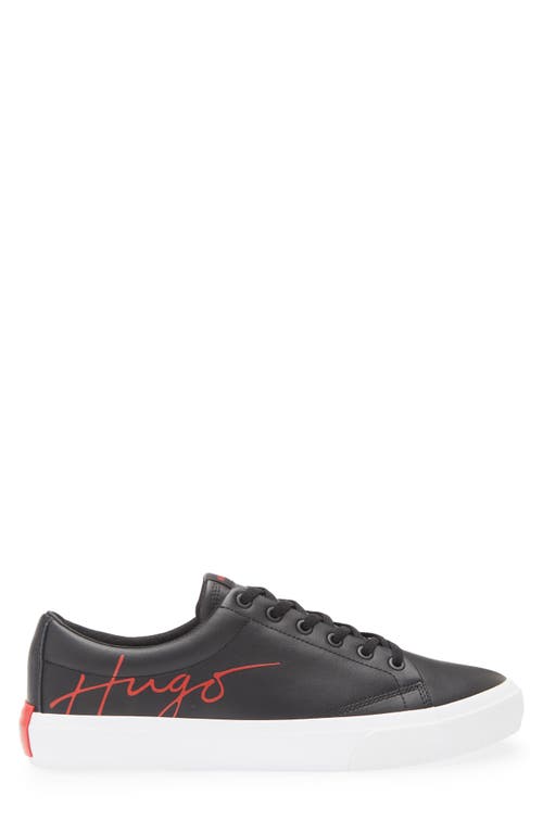 Hugo Boss Boss Lace-up Sneaker In Black