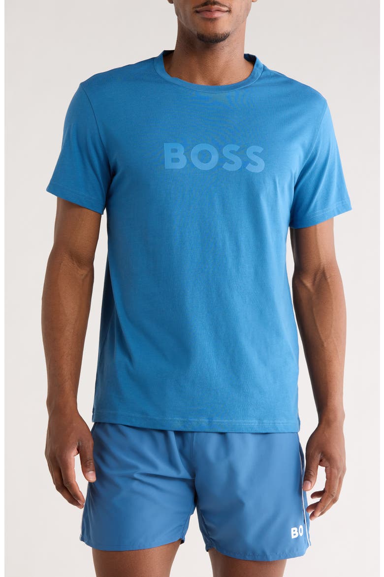 Logo T-Shirt, Main, color, BLUE