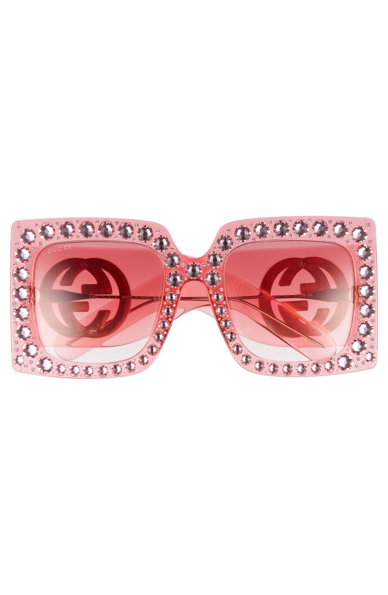 Gucci 57mm Square Sunglasses, Alternate, color,