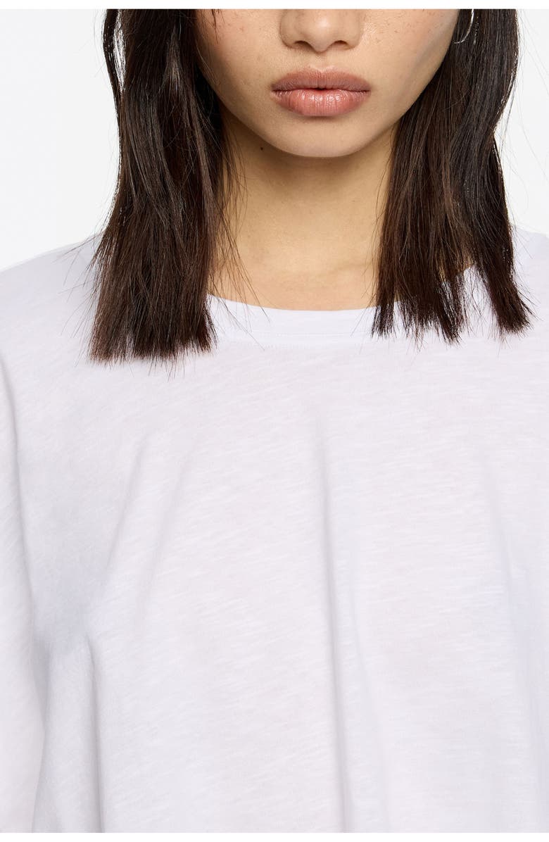 Bimba y Lola Oversize Cotton Shirt, Alternate, color, White