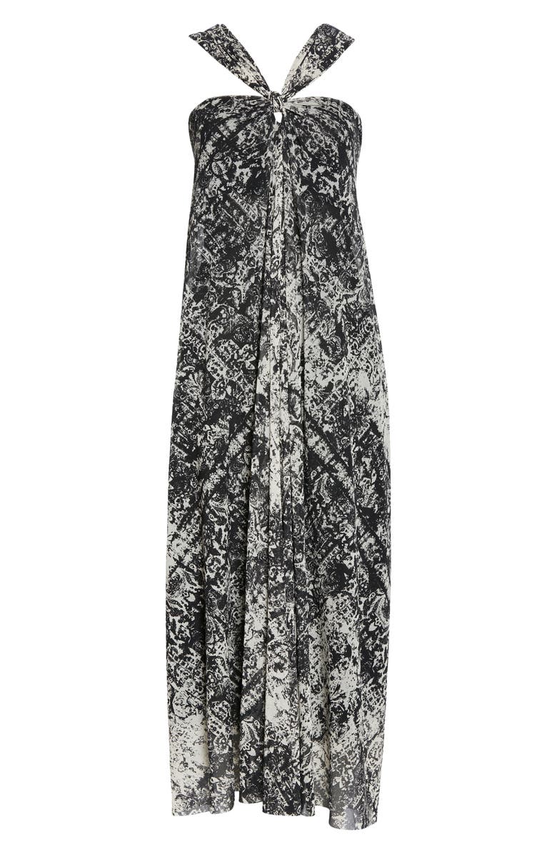 francesca high neck midi dress Midi Dress Francesca Modal - Black